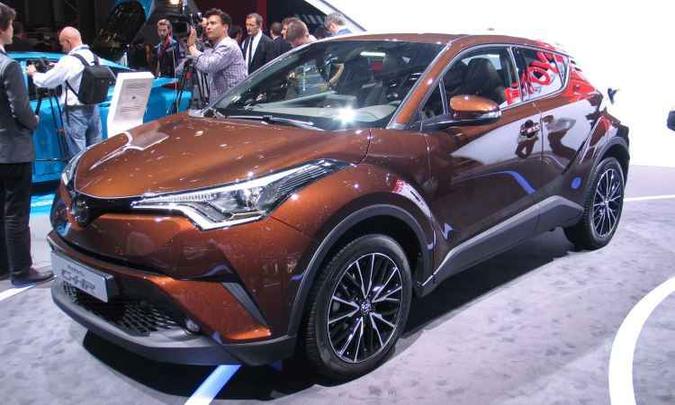Toyota C-HR de produção, presente no Salão de Paris deste ano(foto: Enio Greco/EM/D.A Press) Toyota C-HR de produção, presente no Salão de Paris deste ano(foto: Enio Greco/EM/D.A Press)