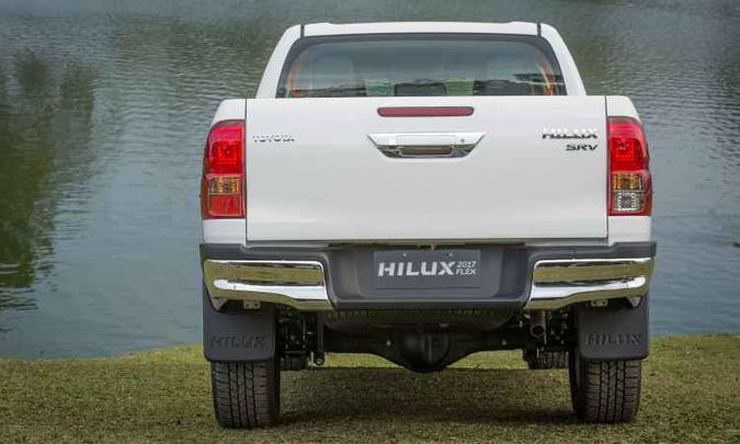 Toyota Hilux flex(foto: Malagrine/Toyota/Divulgação) Toyota Hilux flex(foto: Malagrine/Toyota/Divulgação)