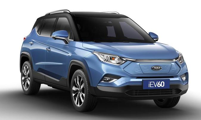 JAC iEV 60 é um SUV médio(foto: JAC/Divulgação) JAC iEV 60 é um SUV médio(foto: JAC/Divulgação)