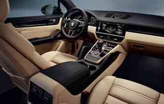 Conforto e alta tecnologia definem a cabine do carro (foto: Porsche / Divulgao)