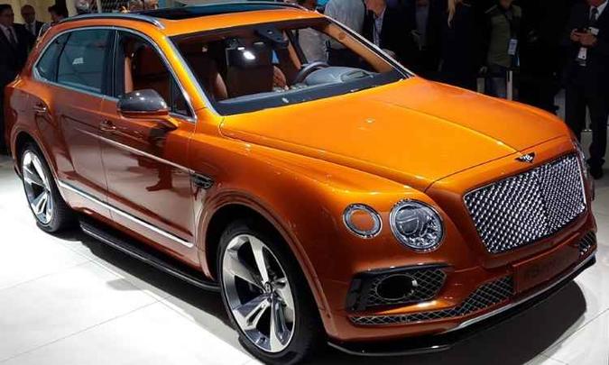 Bentley Bentayga(foto: Pedro Cerqueira/EM/D.A Press) Bentley Bentayga(foto: Pedro Cerqueira/EM/D.A Press)