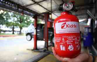 Extintor do tipo ABC  mais eficiente na conteno de incndios(foto: Paulo Paiva/DP/DA Press)
