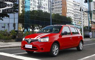 Renault Clio é o mais barato do Brasil(foto: Luiz Costa / La Imagem) Renault Clio é o mais barato do Brasil(foto: Luiz Costa / La Imagem)