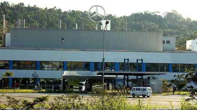 Fbrica da Mercedes-Benz em Juiz de Fora(foto: Marcos Michelin/EM/D.A PRESS)