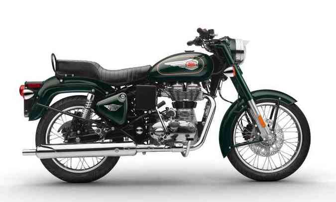 O modelo Bullet 500  a motocicleta em produo contnua mais antiga do mundo(foto: Royal Enfield/Divulgao)