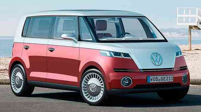 Conceito Bulli foi apresentado em 2011, mas VW descarta produo em srie(foto: Volkswagen/Divulgao)