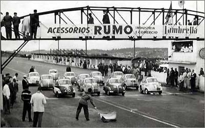 Para divulgar a Romi-Isetta, foi realizada uma corrida em Interlagos