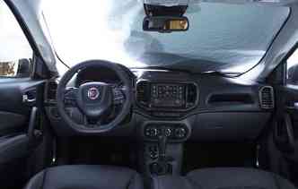 Primeira imagem do interior divulgada pela Fiat(foto: Fiat/ divulgao)