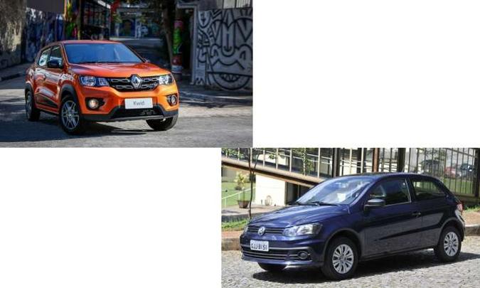 (foto: Colagem com fotos de divulgação da Renault, além de Juarez Rodrigues/EM/D.A Press) (foto: Colagem com fotos de divulgação da Renault, além de Juarez Rodrigues/EM/D.A Press)
