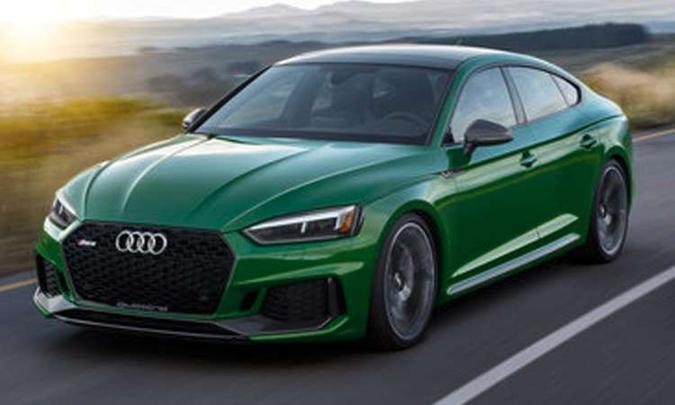 O Audi RS 5 Sportback, modelo de alta performance, faz sua estreia mundial em Nova York(foto: Audi/Divulgação) O Audi RS 5 Sportback, modelo de alta performance, faz sua estreia mundial em Nova York(foto: Audi/Divulgação)