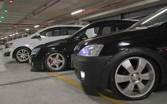 Carros estilizados no escontro Dia de Role(foto: Roberto Ramos/ DP)