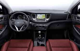 Novos sistemas de conectividade do mais luxo ao SUV(foto: Hyundai/Divulgao)