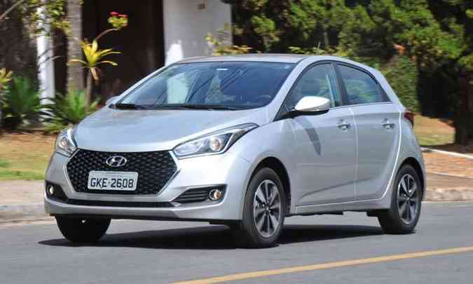 Hyundai HB20 ficou em segundo, com metade das vendas do Onix(foto: Gladyston Rodrigues/EM/D.A Press)