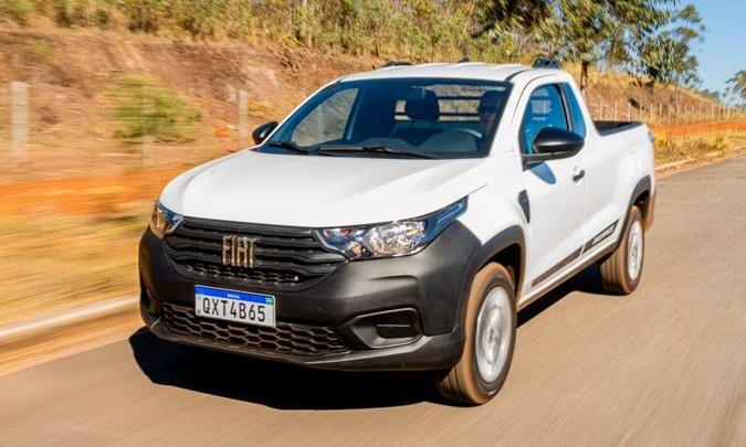 A Strada Endurance 1.4 flex, cabine plus, tem preo de tabela sugerido de R$ 67.490(foto: Jorge Lopes/EM/D.A Press)