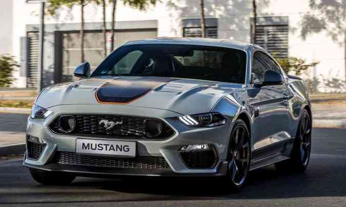 O Mustang Mach 1 será vendido em edição limitada e conta com três anos de garantia(foto: Ford/Divulgação)