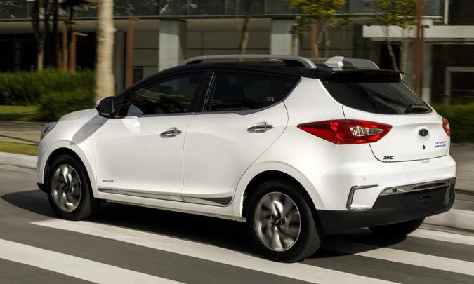 JAC iEV 40 tem o preço sugerido de R$ 153.500(foto: JAC/Divulgação) JAC iEV 40 tem o preço sugerido de R$ 153.500(foto: JAC/Divulgação)