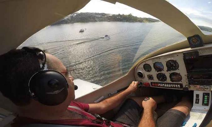 Nos fins de semana e feriados Helênio percorre rotas no interior de Minas(foto: Arquivo pessoal) Nos fins de semana e feriados Helênio percorre rotas no interior de Minas(foto: Arquivo pessoal)