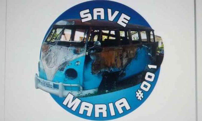 Adesivo da campanha Save Maria custa R$ 9 e entrega é feita pelos Correios(foto: Campanha Save Maria/Reprodução da internet) Adesivo da campanha Save Maria custa R$ 9 e entrega é feita pelos Correios(foto: Campanha Save Maria/Reprodução da internet)