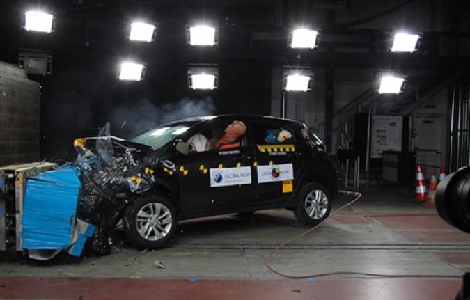 O HB20 representou sua versão sedã e obteve bons resultados(foto: Latin NCAP/Divulgação)) O HB20 representou sua versão sedã e obteve bons resultados(foto: Latin NCAP/Divulgação))