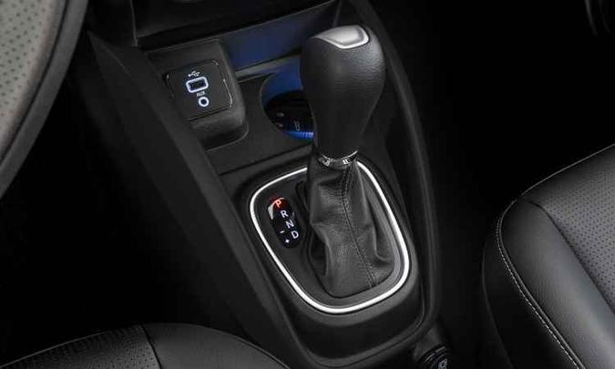 Câmbio automático de 6 marchas está disponível nas versões intermediária e topo de linha(foto: Fiat/Divulgação) Câmbio automático de 6 marchas está disponível nas versões intermediária e topo de linha(foto: Fiat/Divulgação)