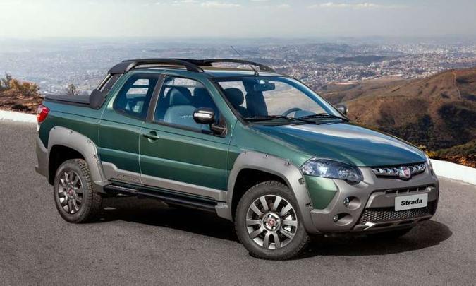 A picape Fiat Strada, que será renovada, mantém a liderança no segmento de comerciais leves(foto: Fiat/Divulgação) A picape Fiat Strada, que será renovada, mantém a liderança no segmento de comerciais leves(foto: Fiat/Divulgação)