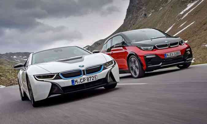 BMW i8 e BMW i3(foto: BMW/Divulgao)