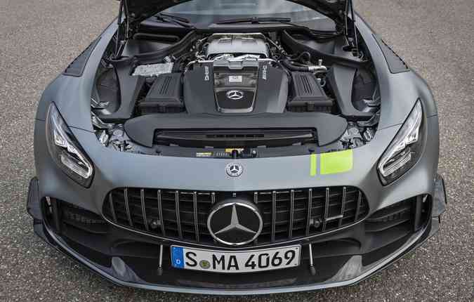 Motor 4.0  capaz de entregar at 585 calavos de potncia e 700 Nm de torque. Foto: Mercedes-Benz / Divulgao